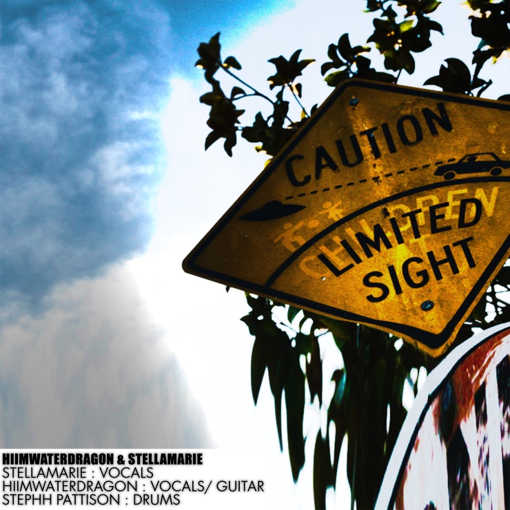 hiimwaterdragon stellamarie - caution limited sight (2014) album cover cat lounge esther barnes melanie jamey blaze