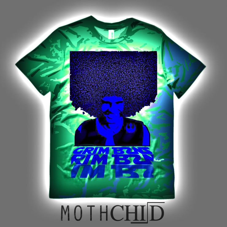 mothchild moth child green grim bzns shirt album cover single band bay area electropunk musical genre